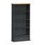 Solid Wood 103cm H Media Shelves