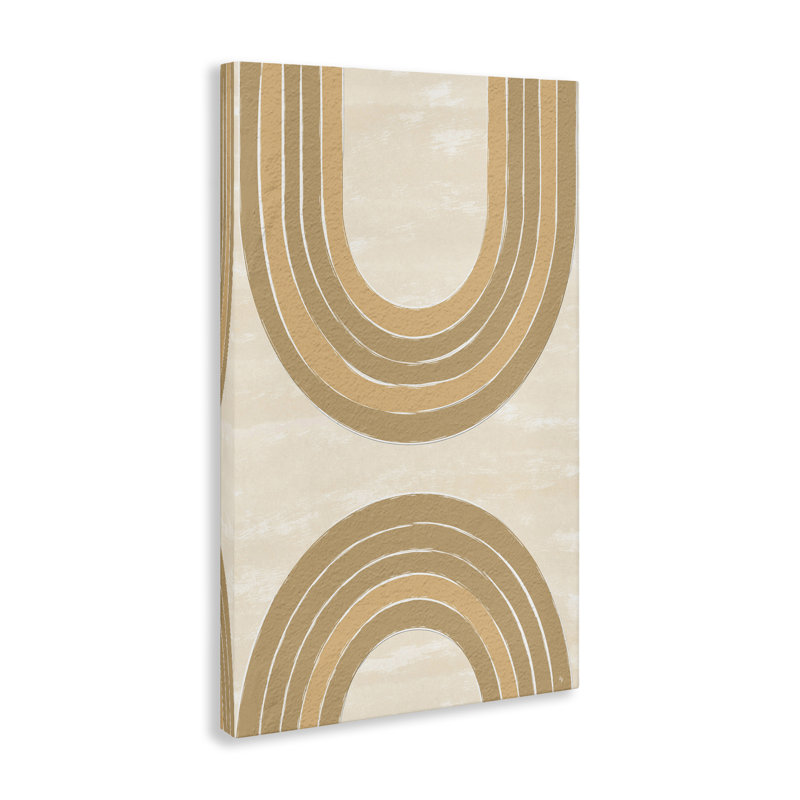 Toile neutre avec arches arc-en-ciel par Martina Pavlova, H 36 po x l 24 po x P 1,5 po