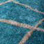 Tapis en polyester à poils longs touffeté à la main Akyrie-33070254
