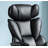 This black high-back leather ergonomic chair features an adjustable headrest, lumbar support, and extendable footrest, allowing for reclining and making it suitable for home, office, and gaming use.