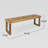 Cobblefield 6 - Person Acacia Patio Dining Set with Rectangular Table , Cushions Included