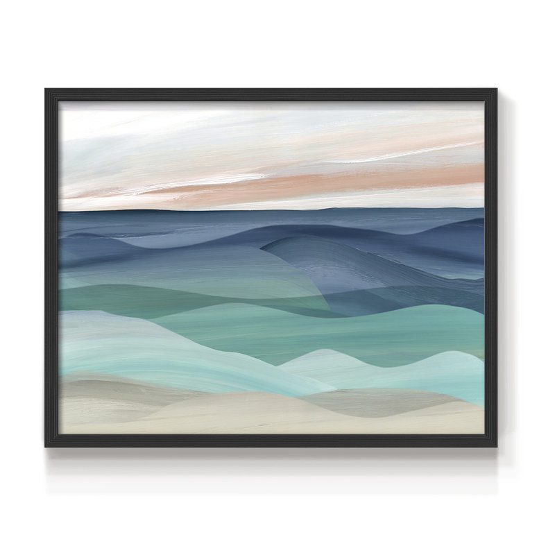 Shifting Seas -Framed Print - Restickable