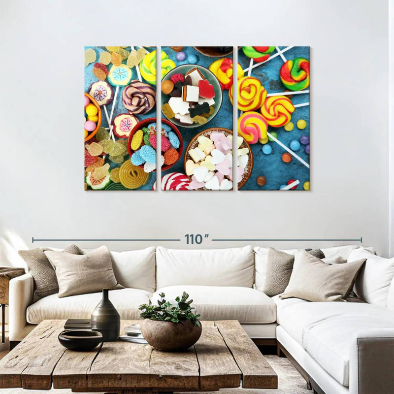 Candy Party, 48" H x 74" W
