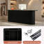 Bureau de réception moderne avec tiroir verrouillable - Bureau de réception simple pour salons, spas, boutiques et espaces de vente-129769527