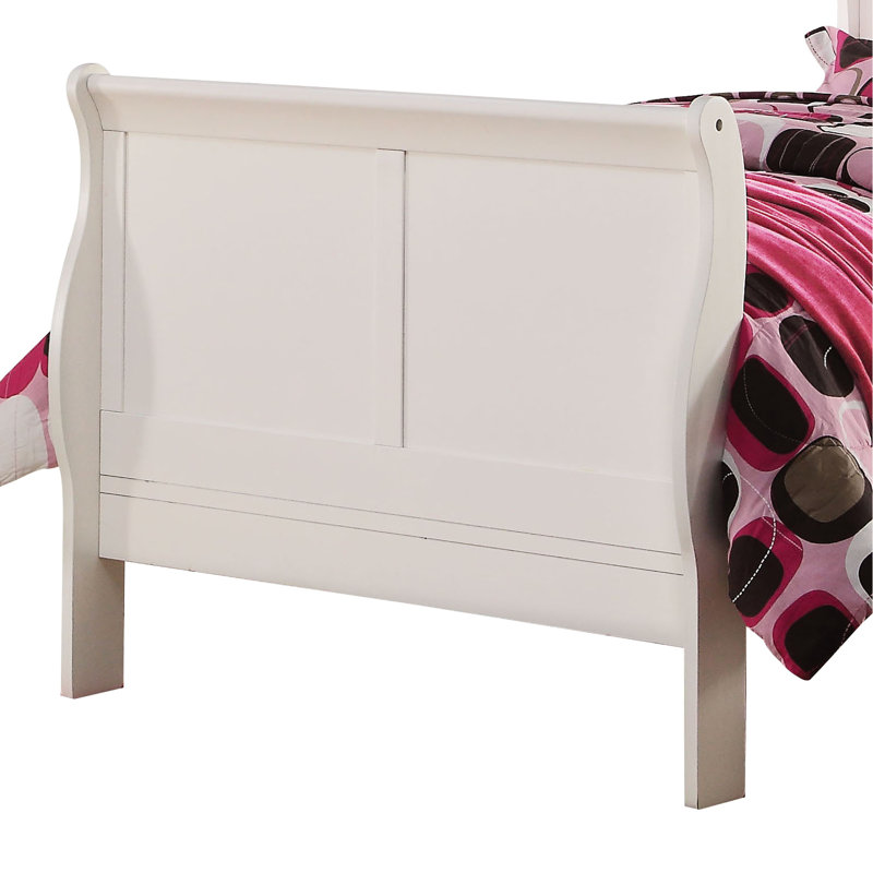 Lit de rangement blanc - et pour une vie de chambre organisée avec compartiment pratique, Lit double