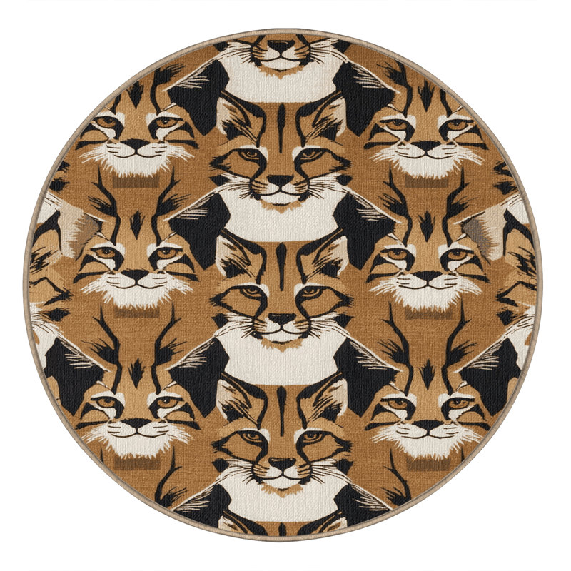 Tapis lavable Caracal, Rond 4 pi