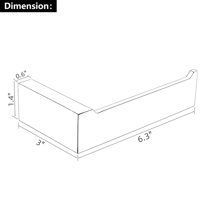 Wall Mount Toilet Paper Holder, Noir mat