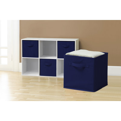 Sorbus 6 Pack 11" Foldable Fabric Storage Cube Bins with Handles