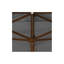 Parasol de marché rectangulaire en bois 6,5 pi x 10 pi Aklin-1506081240