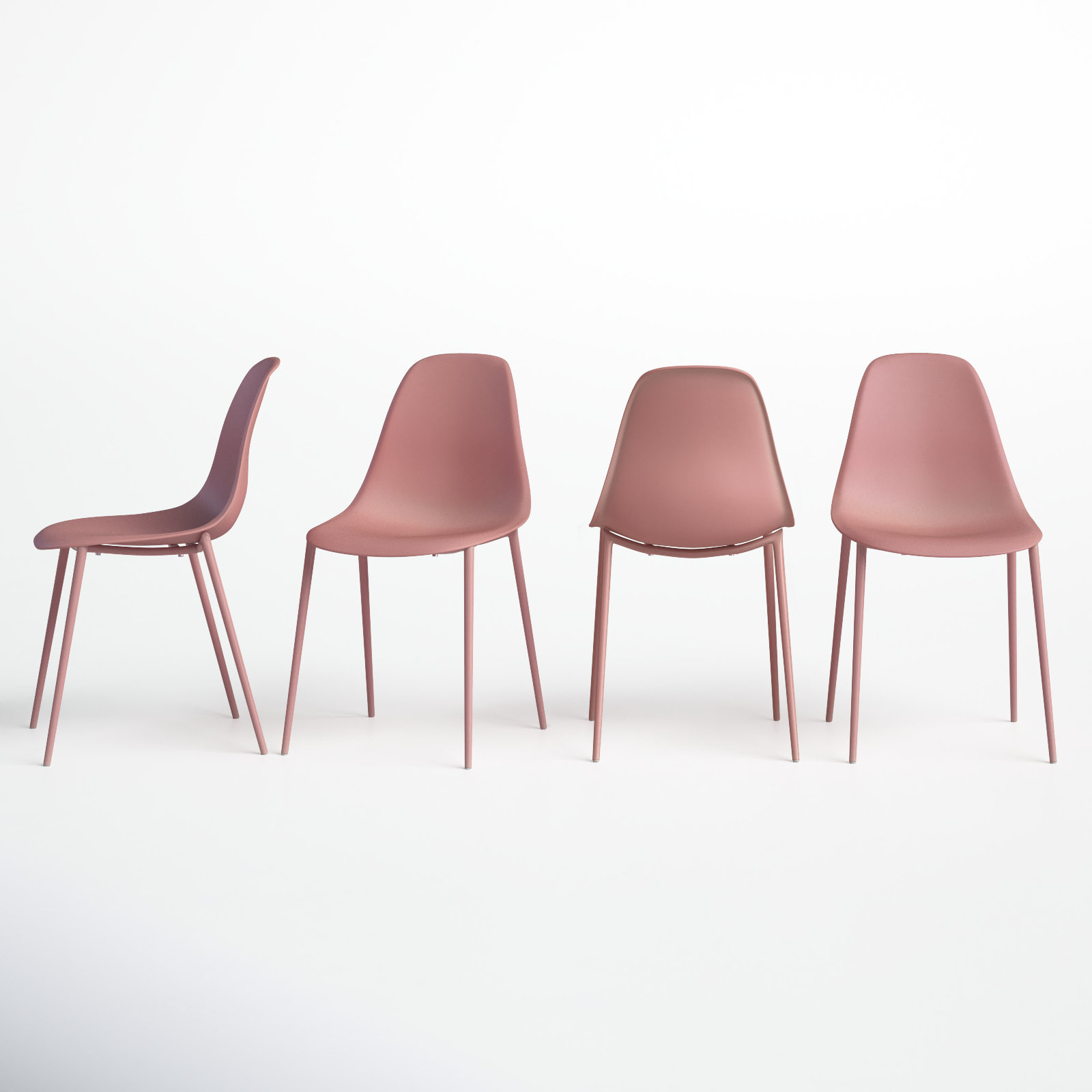 Isla Indoor/Outdoor Dining Chair, Blush Pink