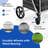 40.5'' H x 25'' W Utility Cart with Wheels