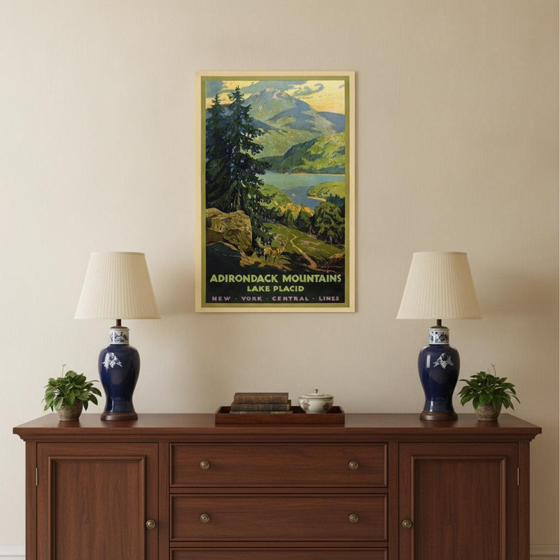 Adirondack Mountains, impression murale sans cadre, H 30 po x l 20 po x P 0,1 po, Affiche plate