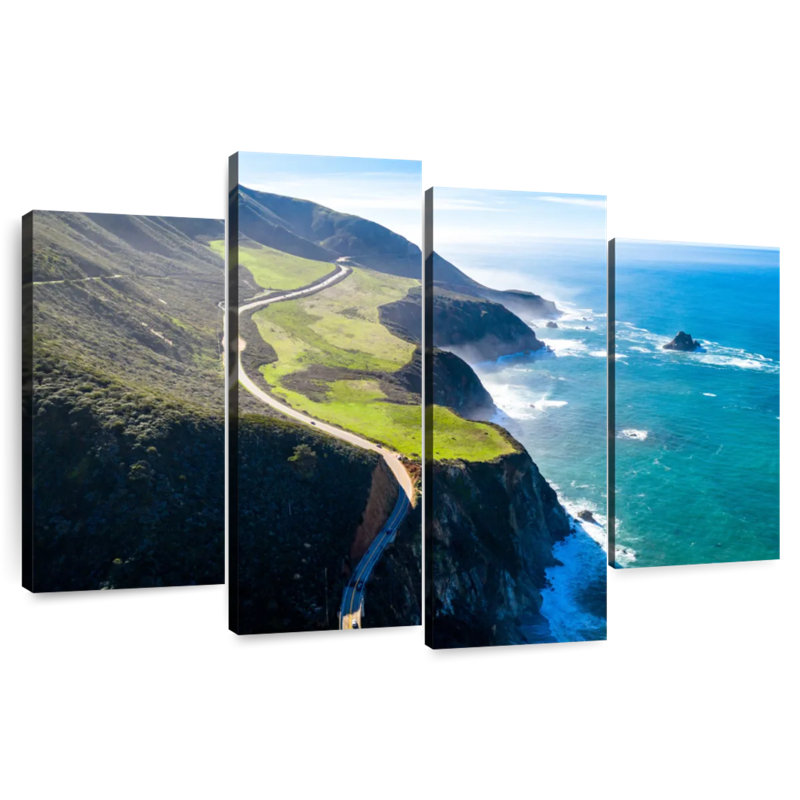Gillard Pacific Coast Highway Cliff, 32"H x 52"W