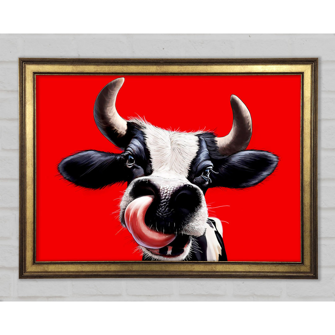 Cow You Do This - Einzelne Bilderrahmen Kunstdrucke