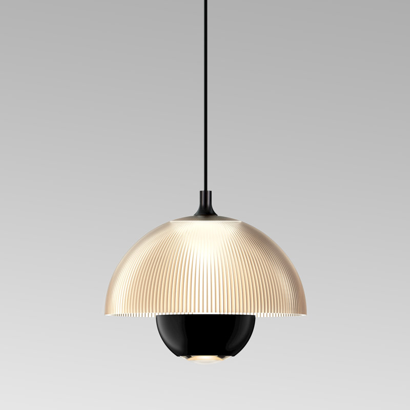 SELENE 8" Adjustable Pendant Light, Hand Sensor & Gesture Control LED Hanging Light, 2700K-5000K Color Temp, 10W Modern Nordic Flowerpot Fixture for Kitchen Island, Dining Room, Bedroom