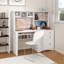 Home Office Computer Desk With Hutch-1465944159