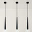 Ayyoub 1 - Light Black LED Cone Pendant