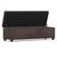 Banc de rangement avec repose-pieds avec rangement caché Avalon-212848448