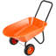 Chariot utilitaire de jardin sur roulettes 2 roues