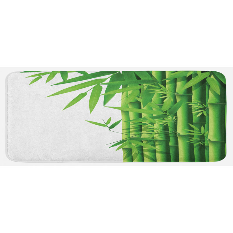 Tapis de cuisine en bambou