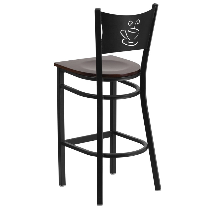 Tabouret de bar Fairmont, Cerise, Naturel, 1