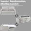 Jinn Beige Chenille Sofa W/Sleeper