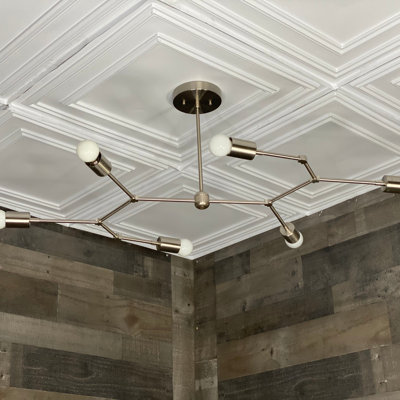 Verdie 6 - Light Dimmable Sputnik Modern Linear Chandelier