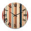 Horloge murale en bois massif Senoia-121275594