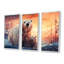 Famille d'ours polaire Starlit en hiver II - ours 2, art mural-1648555175-1648555171
