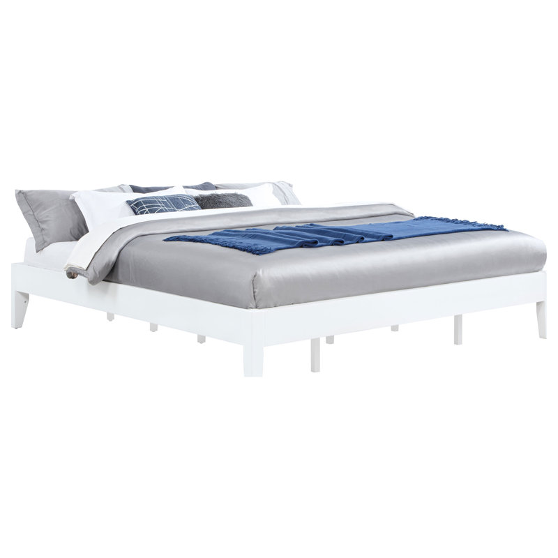 Lit plateforme universel Hounslow, Blanc, Très grand lit