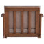 Fauteuil d'appoint en tissu brun clair Lide