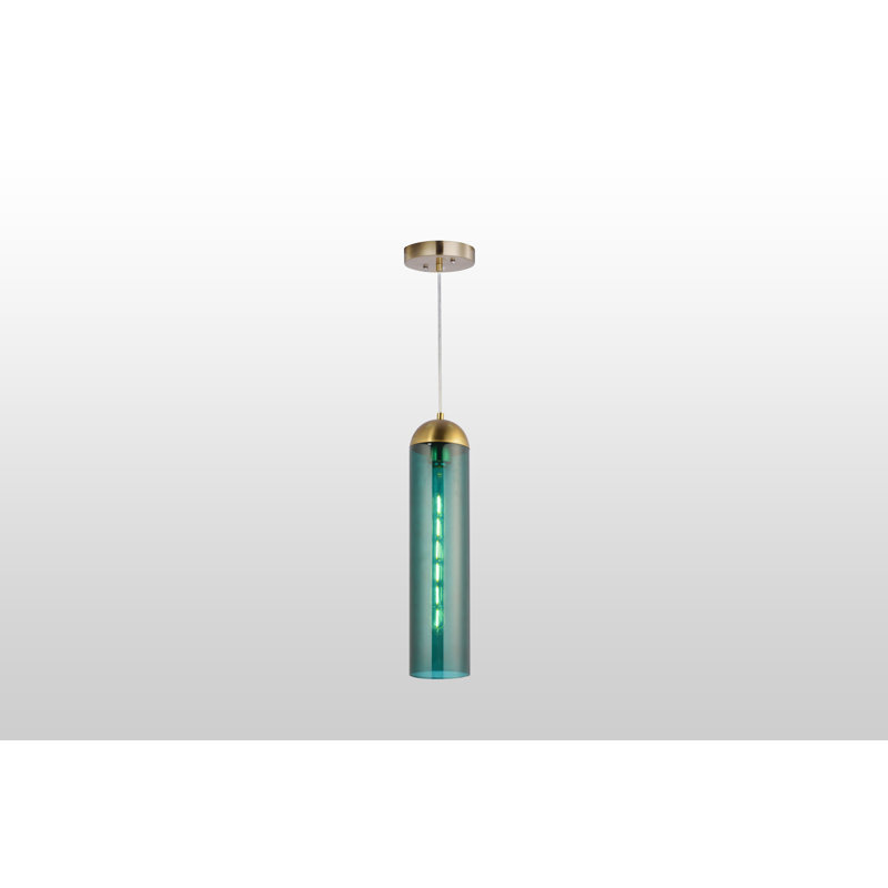Linney 1 - Light Single Pendant, Forest Green