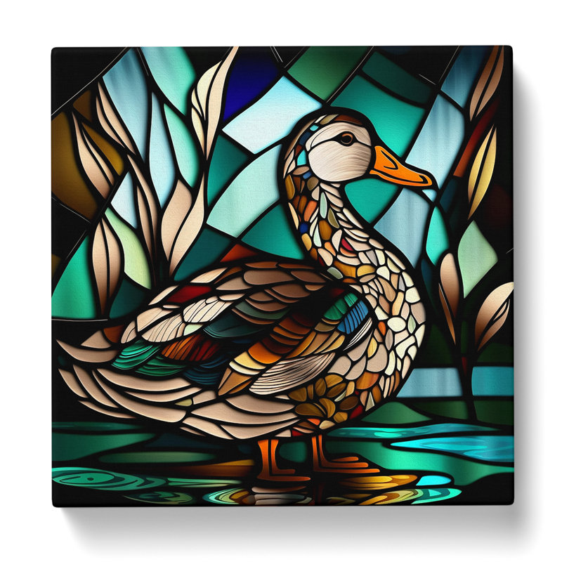 Duck Stained Glass Effect No.1 - Print