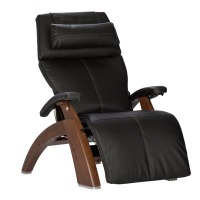 Human Touch Perfect Chair PC610 OmniMotion Classic Zero Gravity Recliner Comfort Upholstery Package Walnut Base