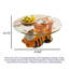 Ornement de table basse en forme de chat crème Garfield