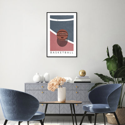Orange Basketball - Print on Canvas