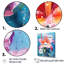 Aquarelle, fleur de lys corail, tranquillité sur toile-848910474-848910483
