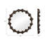 Miroir 35 po, bronze