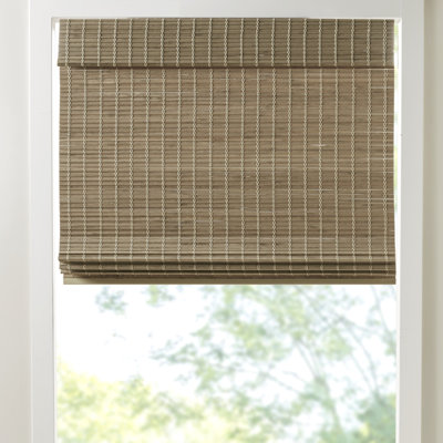 Eastfield Semi - Sheer Bamboo Light Filtering Single Roman Shade 64"L