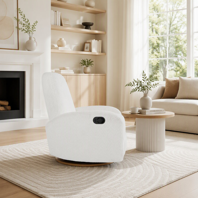Fauteuil inclinable et pivotant 360, beige, Beige