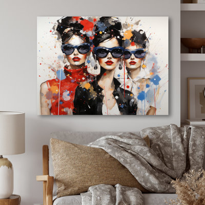 Woman Fashion Fusion II - Fashion Metal Wall Art