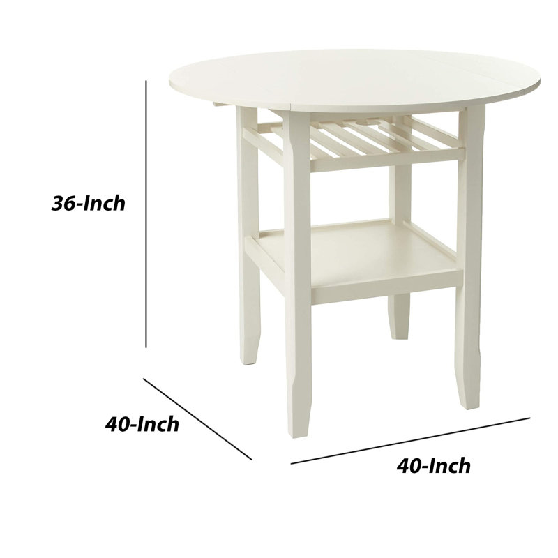 Skiatook Drop Leaf Dining Table, Counter Height Table ,kitchen table,dining room table With Extension Leaf  ,dining table,dining room table