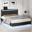 Size Floating Bed Frame With LED Lights And USB Charging,Modern Upholstered Platform LED Bed Frame,-401284130-401284156