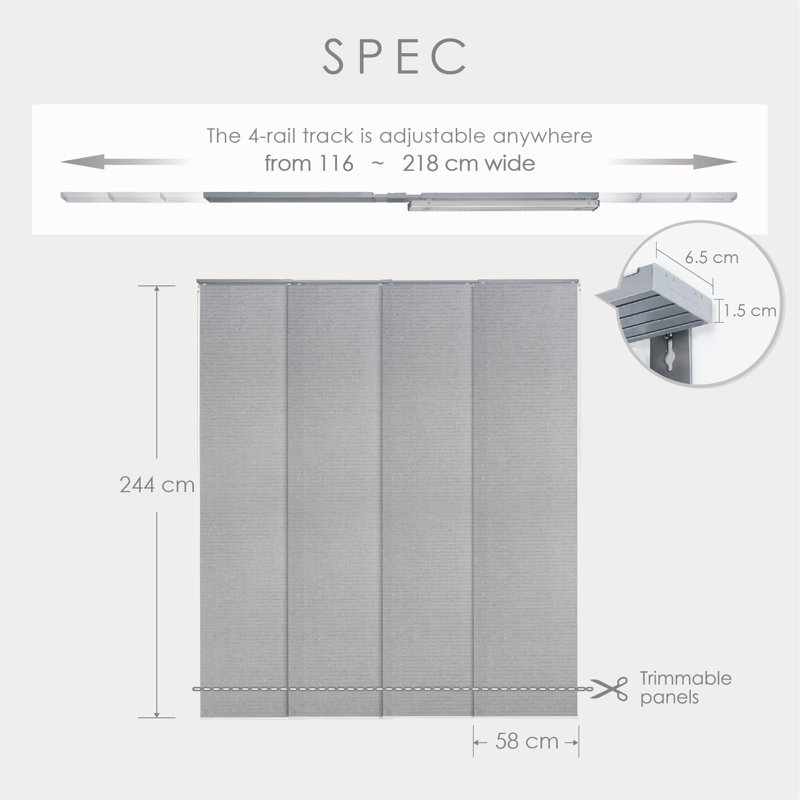 Semi Sheer Vertical Blind
