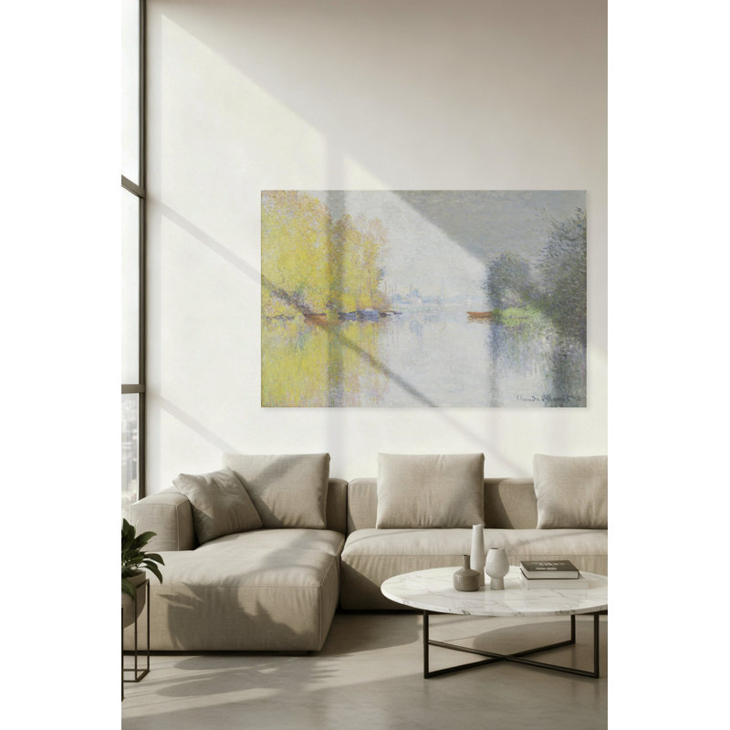 "Autumn on the Seine, Argenteuil", reproduction sur toile tendue, H 20 po x l 30 po