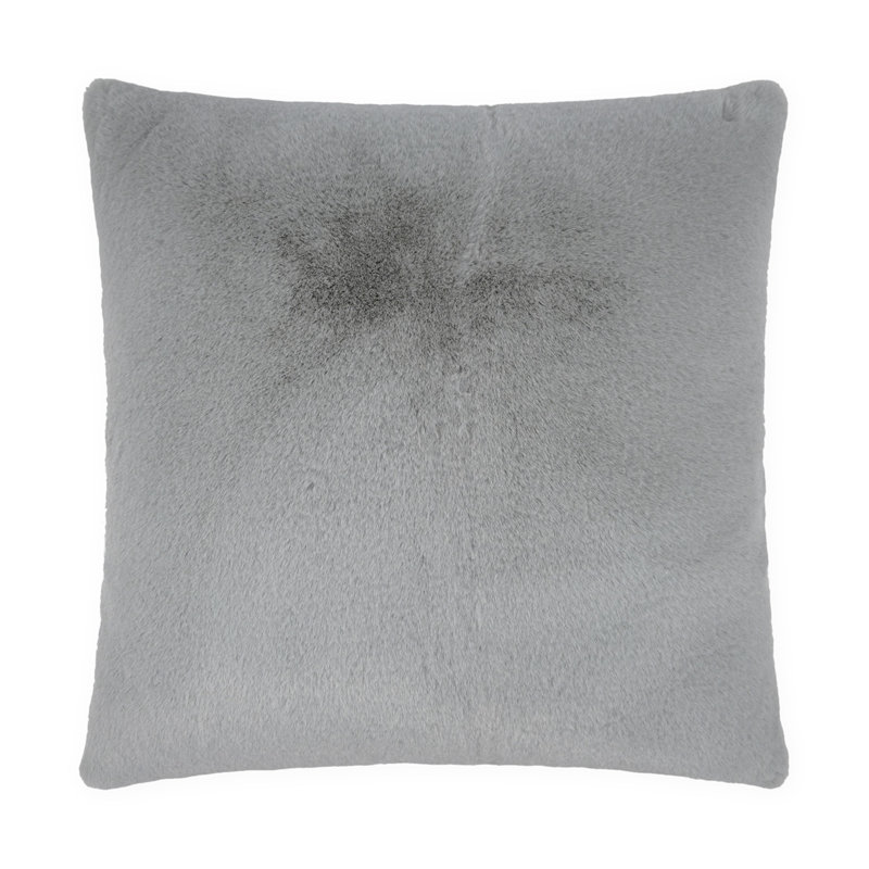 Coussin Arlo, Argent, Carré 22 po