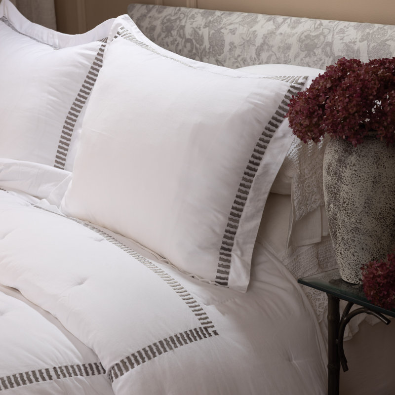 SAVANA Duvet Cover, King Duvet Cover, Gray
