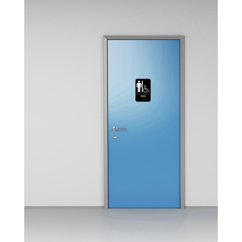 Enseigne Braille pour personnes à mobilité réduite