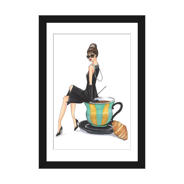 Be Your Own Kind of Beautiful' by Rongrong DeVoe Graphic Art Print on Wrapped Canvas East Urban Home Size: 26 H x 18 W x 1.5 D, Format: Black Fram