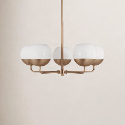 Avoca 5 - Light Dimmable Modern Linear Chandelier